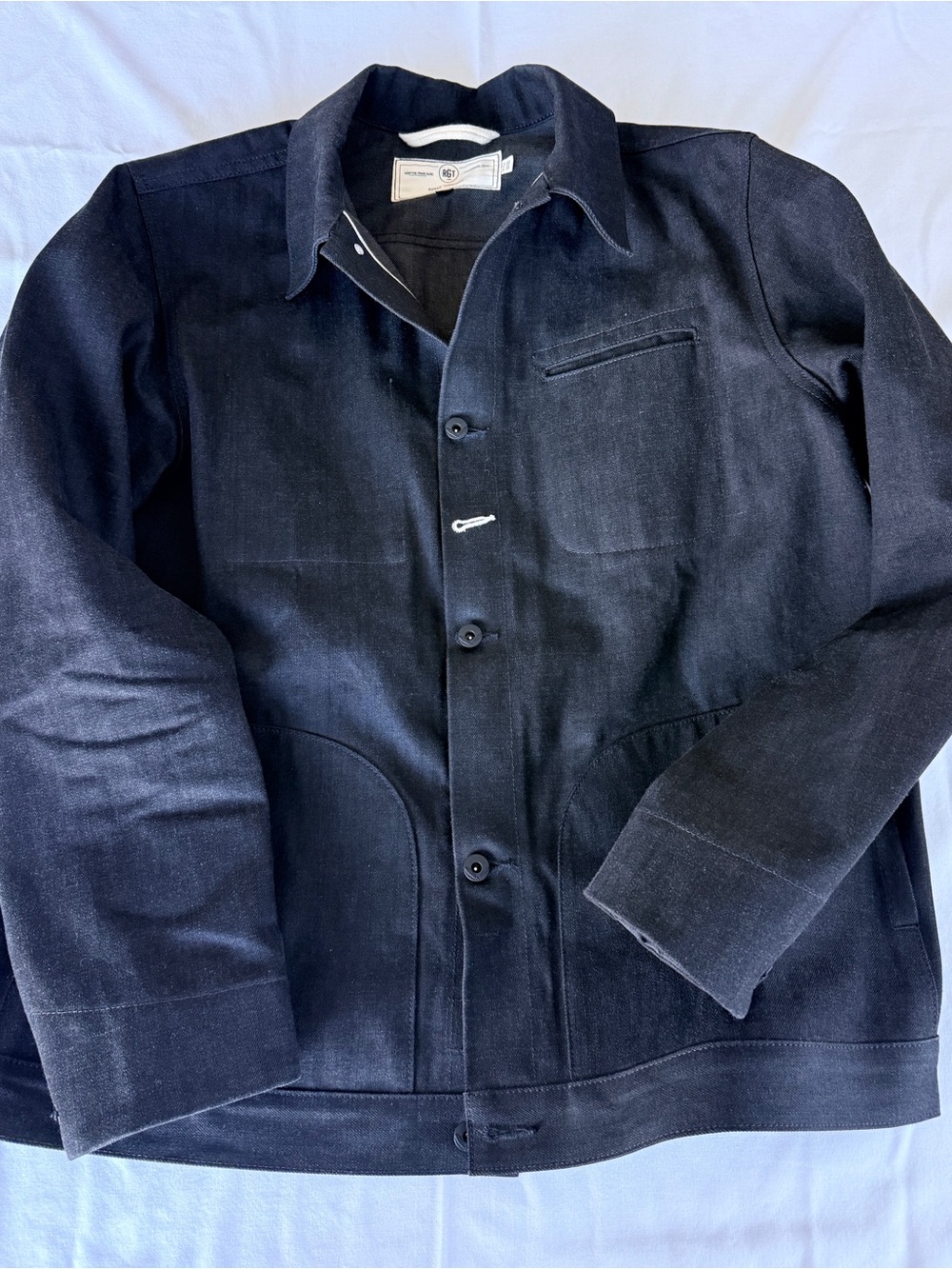 Rogue Territory RGT Stealth Black Denim Jacket XXL